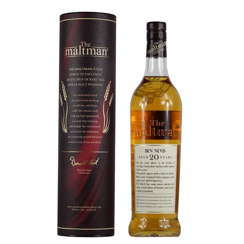 Ben Nevis Maltman 2005 20 Jahre 55% 0,7l