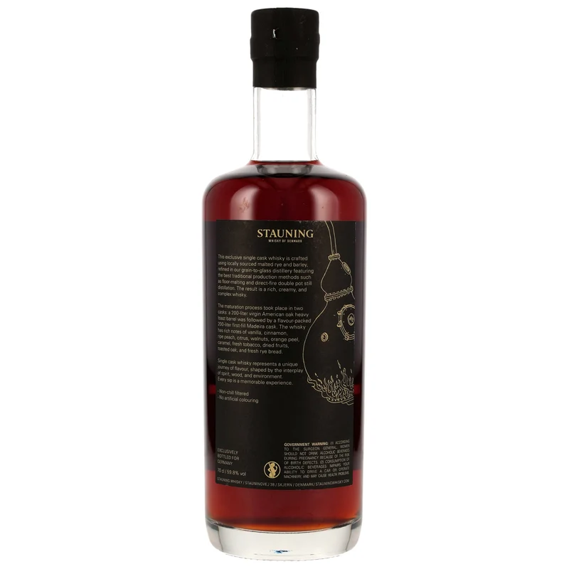 Stauning Rye 2020/2025 5 Jahre Madeira Single Cask #8294 59,8% 0,7l
