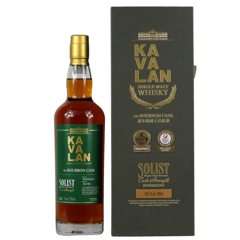 Kavalan Solist Ex Bourbon Cask #B150114127A 58,6% 0,7l