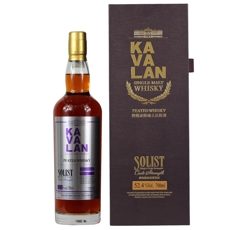 Kavalan Solist Peated Cask #R150414044A 52,4% 0,7l