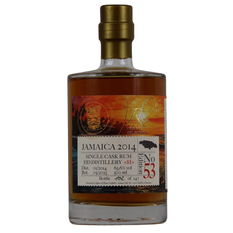 Rumclub Private Selection Ed.53 Jamaika 2014 65,6% 0,5l