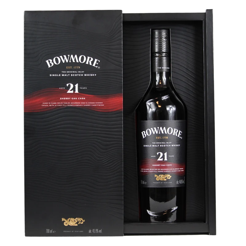 Bowmore 21 Jahre Sherry Oak Cask 46,8% 0,7l