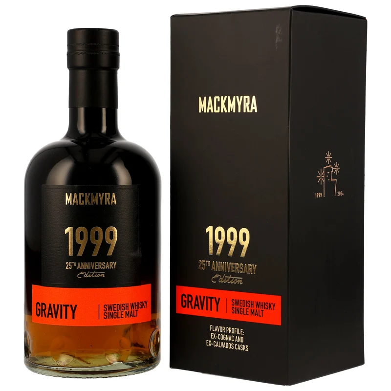 Mackmyra Gravity 25th Anniversary 46,4% 0,7l