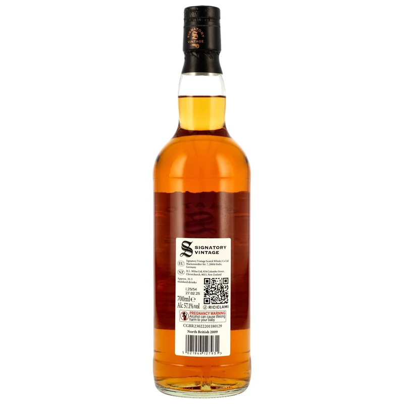 North British 2009/2025 15 Jahre Signatory Vintage Grain Edition #2 57,1% 0,7l