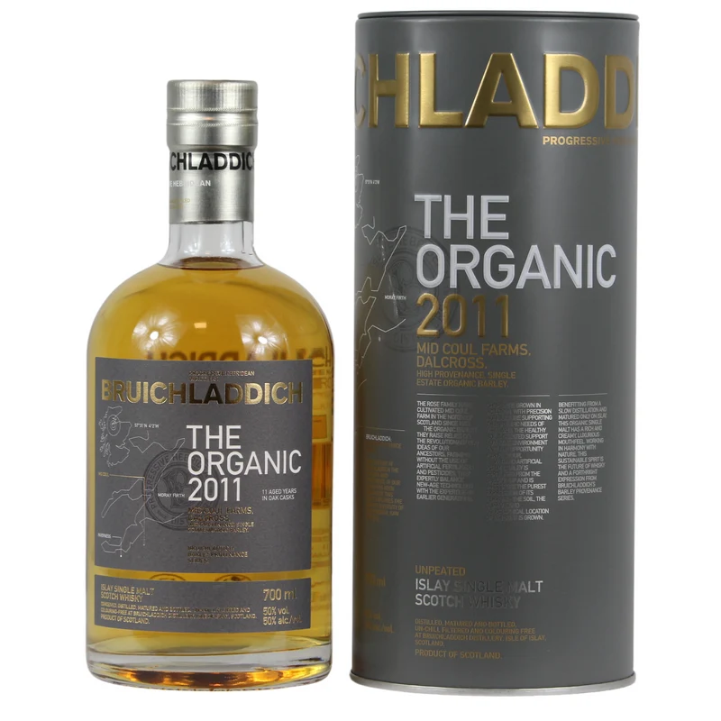 Bruichladdich The Organic 11 Jahre 2011 50% 0,7l