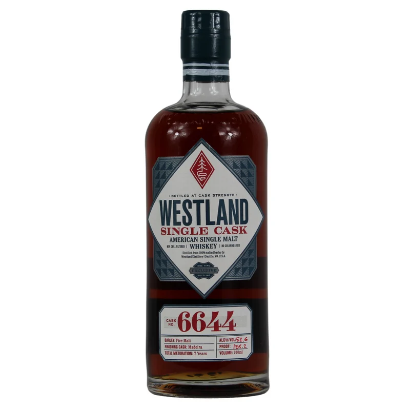 Westland 7 Jahre Single Cask #6644 American Single Malt 52,6% 0,7l