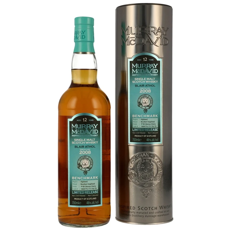 Blair Athol 12 Jahre 2008/2021 Murray McDavid 46% 0,7l