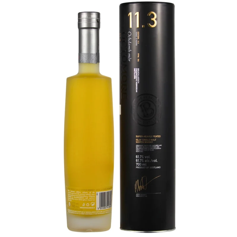 Octomore 11.3 Super Heavily Peated 194ppm Islay Barley 61,7% 0,7l