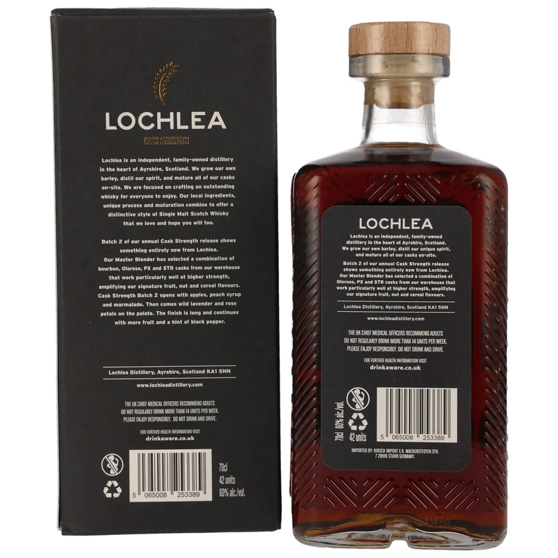 Lochlea Cask Strength Batch 2 60% 0,7l