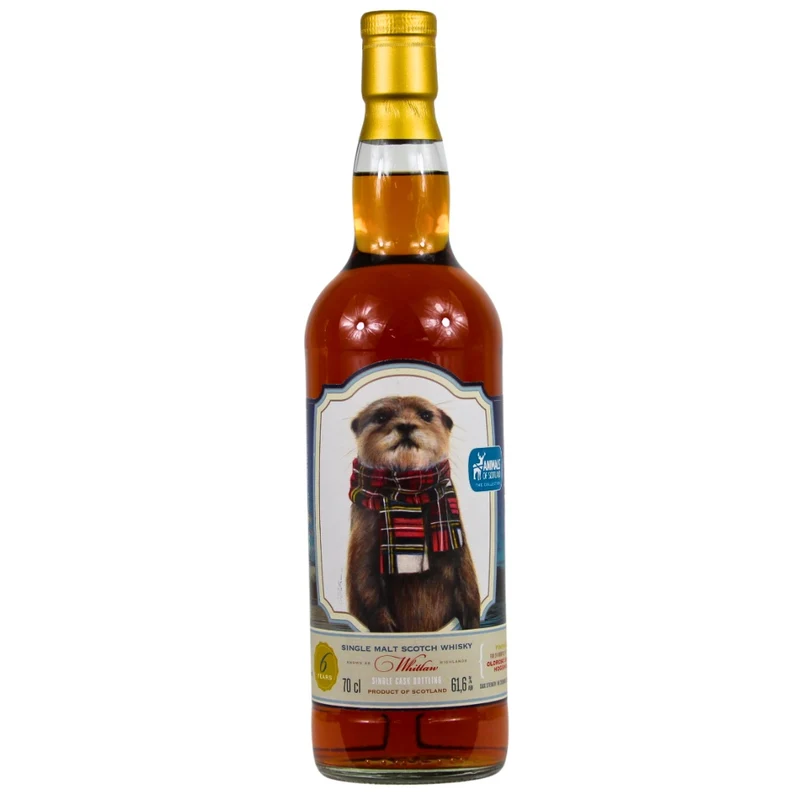 Whitlaw 6 Jahre Animals of Scotland B-WARE Sherry Cask #179 61,6% 0,7l