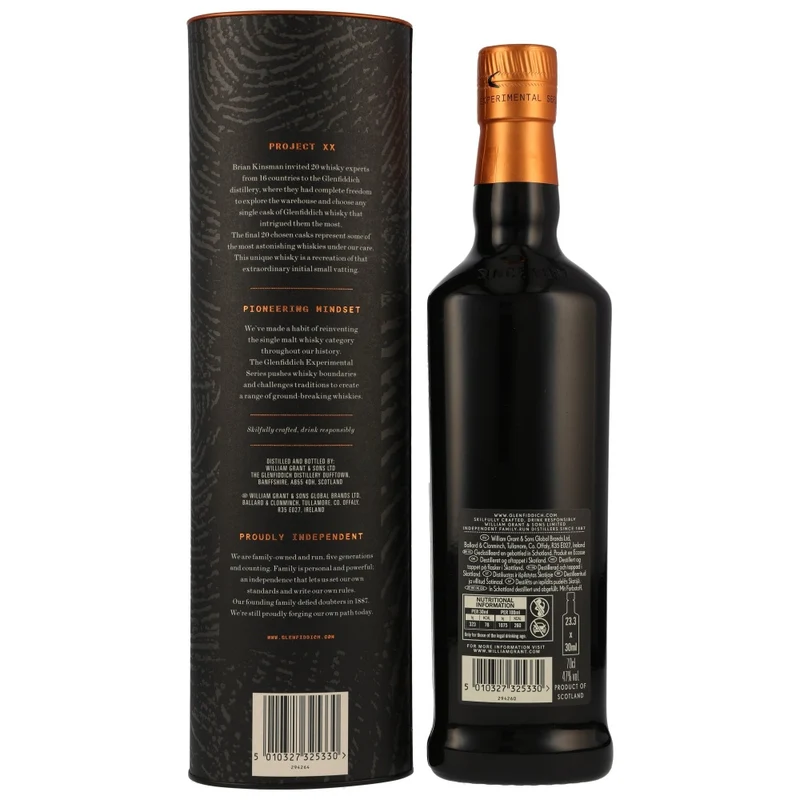 Glenfiddich Experimental Series Project XX #02 47% 0,7l