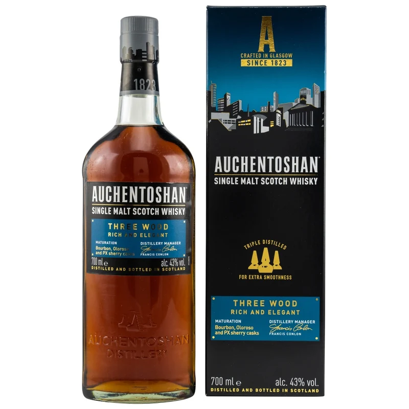 Auchentoshan Three Wood 43% 0,7l