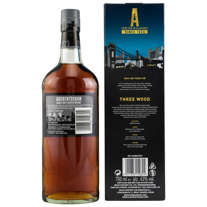 Auchentoshan Three Wood 43% 0,7l