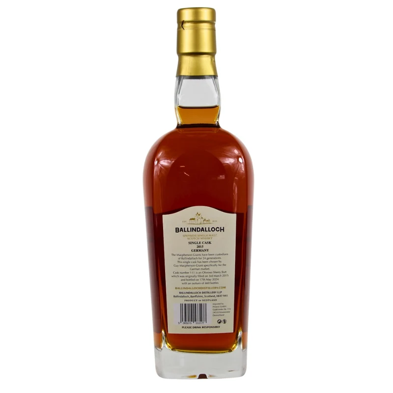 Ballindalloch 9 Jahre Sherry Single Cask #111 60,9% 0,7l