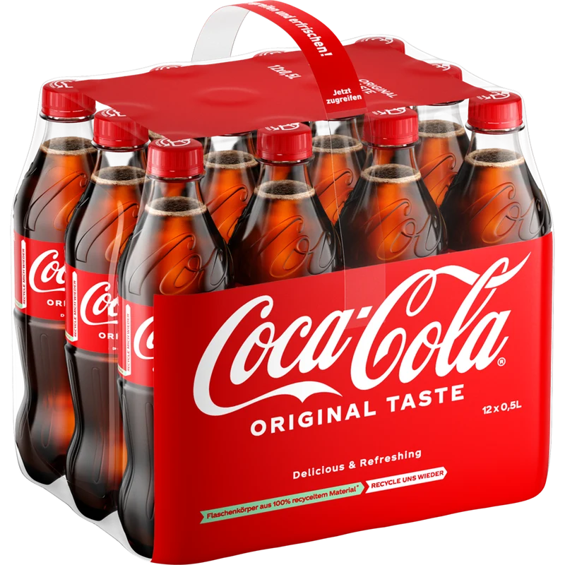 Coca Cola Original Taste EW PET 12x 0,5 Liter (EINWEG)