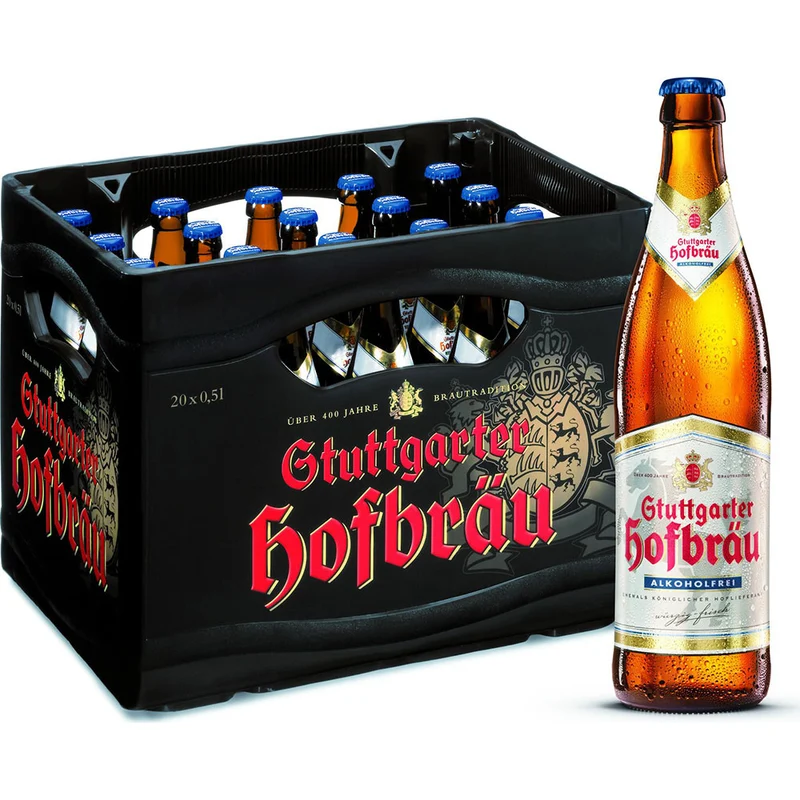 Stuttgarter Hofbräu Alkoholfrei 20x 0,5 Liter (MEHRWEG)