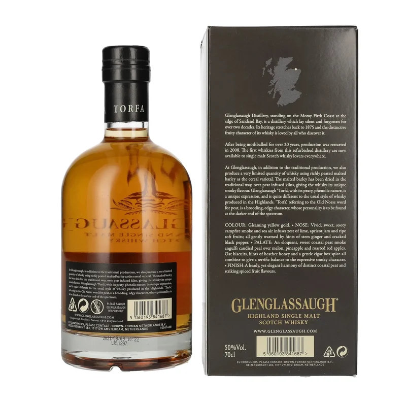 Glenglassaugh TORFA Highland Single Malt Scotch Whisky 50% Vol. 0,7l in Geschenkbox