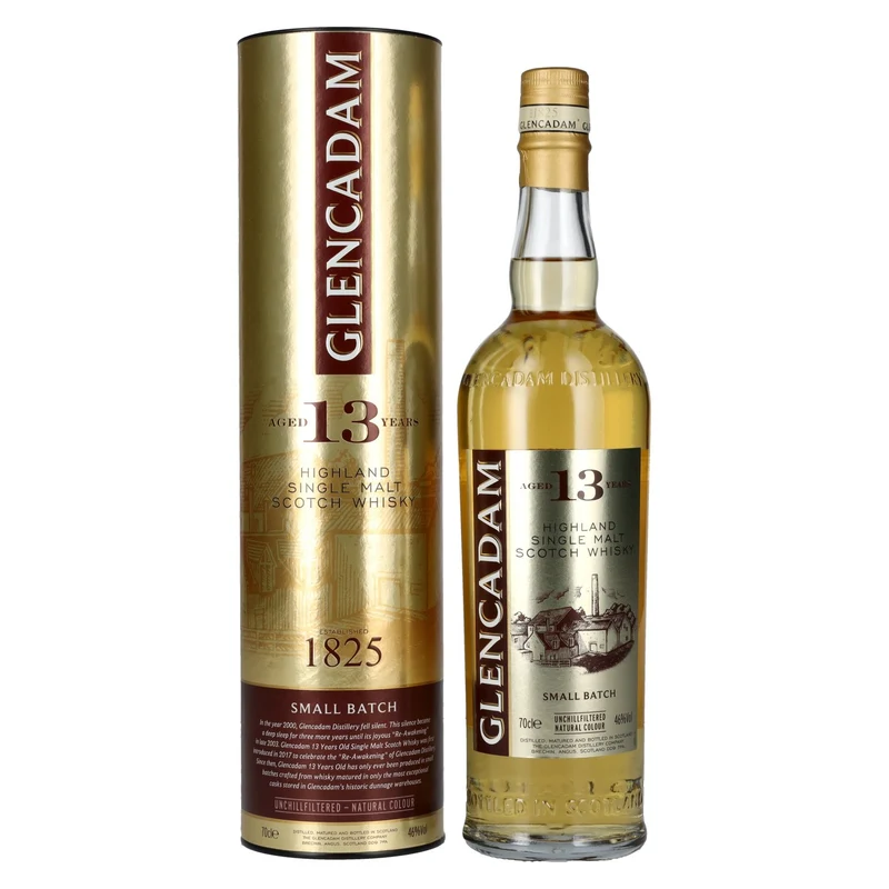 Glencadam 13 Years Old SMALL BATCH Highland Single Malt Scotch 46% Vol. 0,7l in Geschenkbox