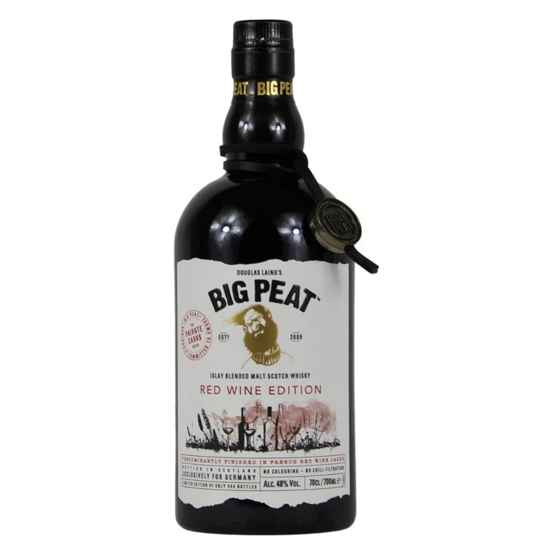 Big Peat The Private Casks Red Wine Edition Islay Blended Malt Whisky 48% 0,7l