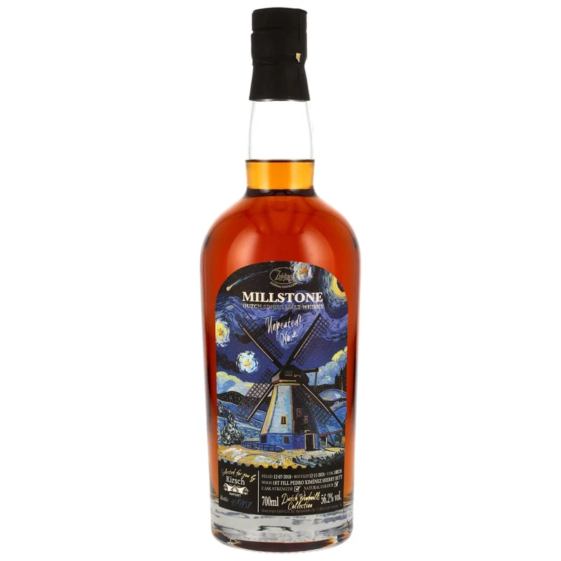 Millstone 6 Jahre Unpeated Windmill Collection No 2 PX Sherry Butt #18B126 56,2% 0,7l