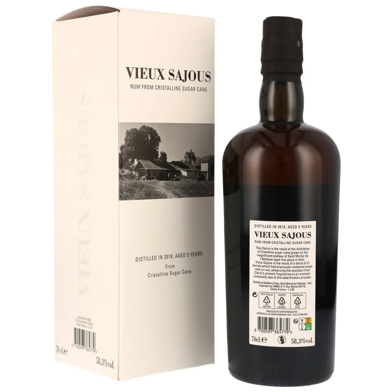 Vieux Sajous 5 Jahre 2019/2024 Haiti Rum 58,3% 0,7l