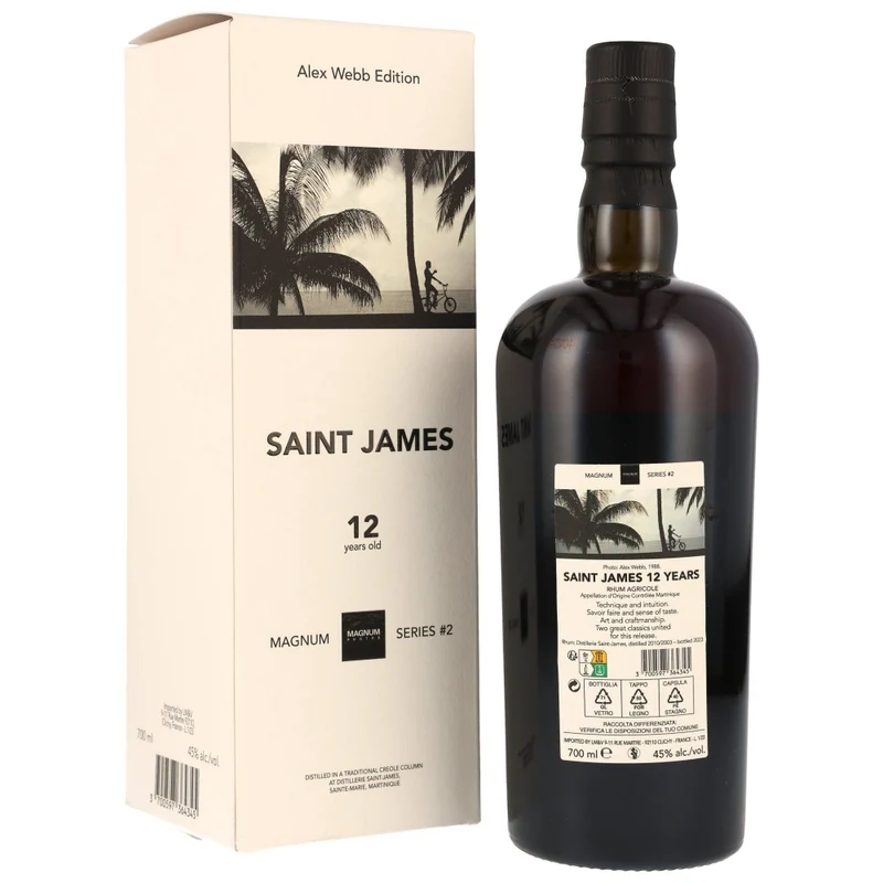 Saint James 12 Jahre 2010/2023 Magnum Series #2 Alex Webb Edition 45%