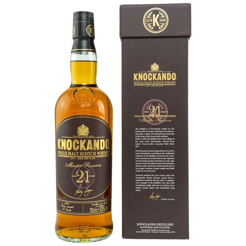 Knockando 21 Jahre Master Reserve 43% 0,7l