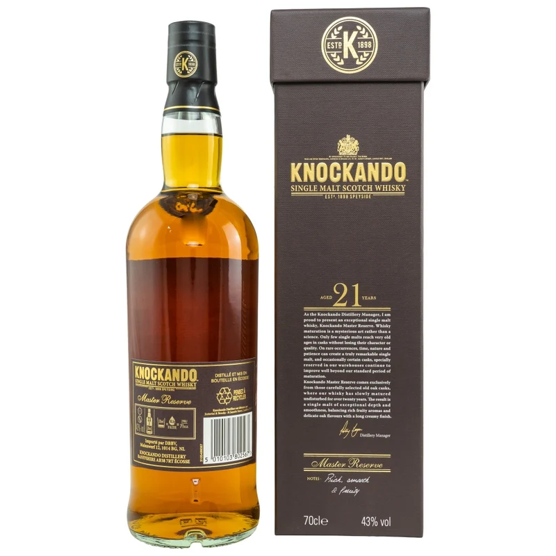 Knockando 21 Jahre Master Reserve 43% 0,7l