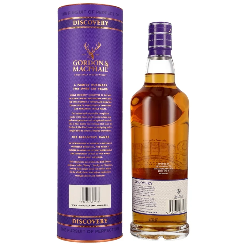Miltonduff 10 Jahre Gordon & MacPhail Discorvery 43% 0,7l