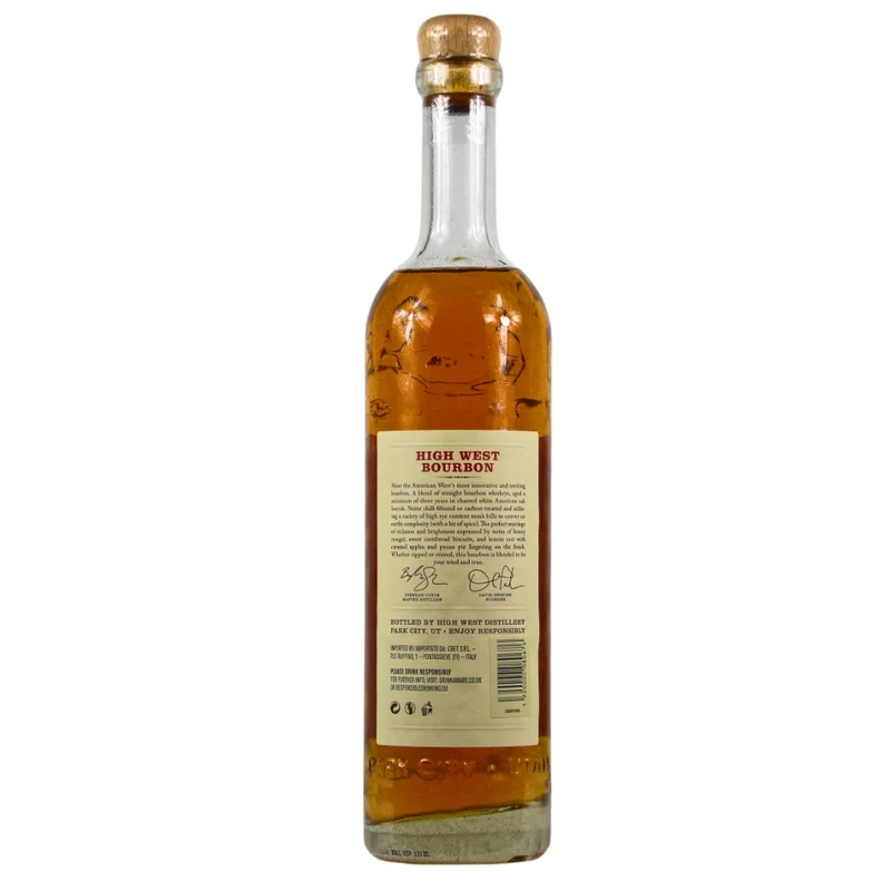High West Bourbon A Blend of Straight Bourbon Whiskeys 46% 0,7l