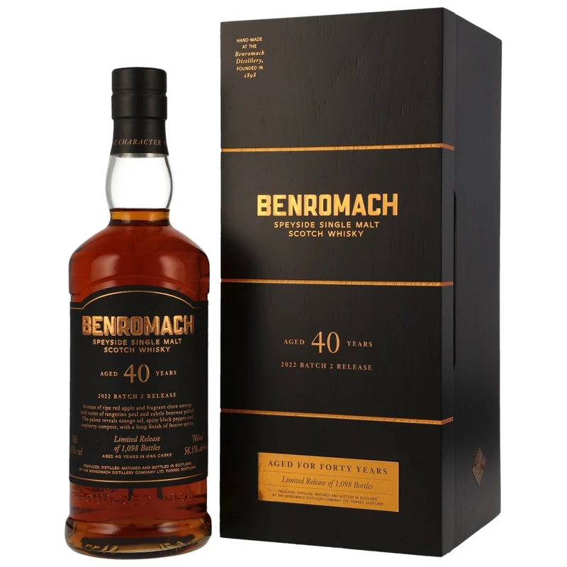 Benromach 40 Jahre Batch #2 2022 Release 56,5% 0,7l