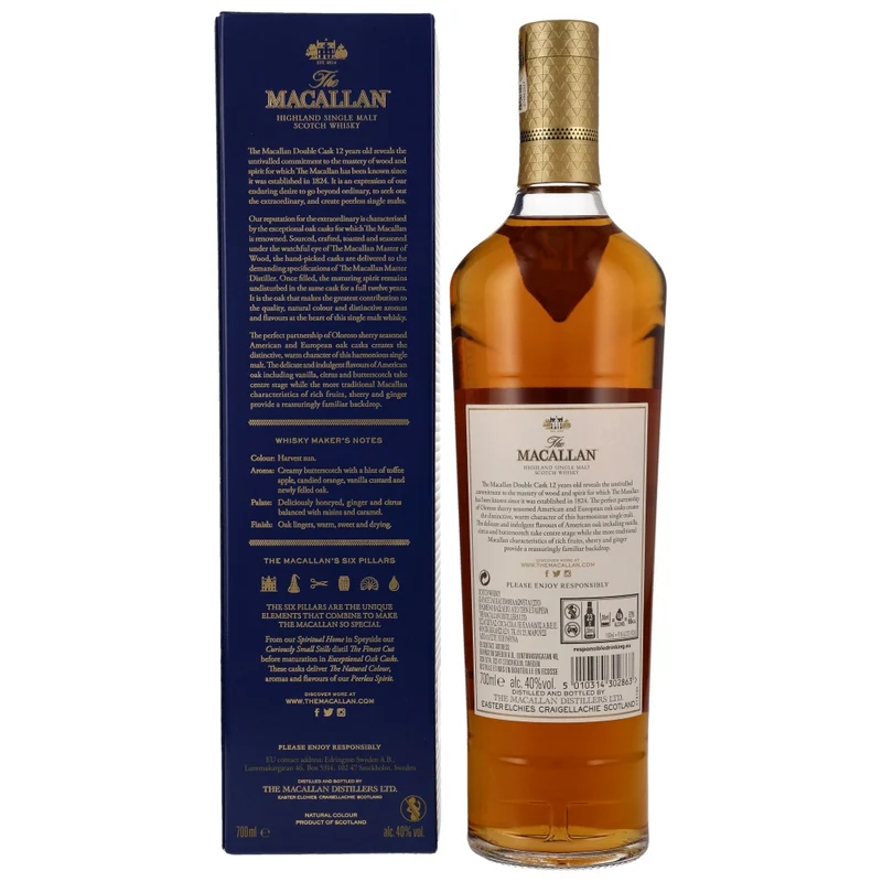 Macallan 12 Jahre Double Cask 40% 0,7l