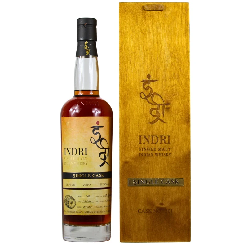 Indri 9 Jahre Single Cask #301 58,5% 0,7l