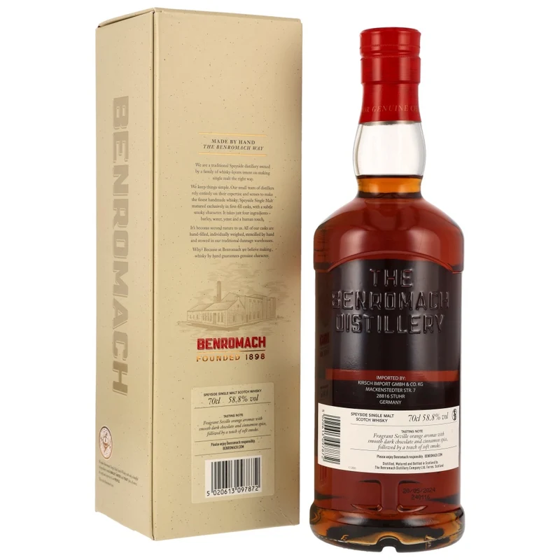 Benromach 10 Jahre Sherry Single Cask #484 Germany Exclusive 58,8% 0,7l