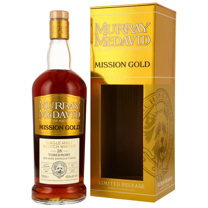 Tobermory 28 Jahre 1995/2024 Mission Gold Murray McDavid 49,8% 0,7l