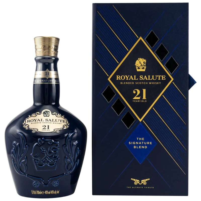 Chivas Regal 21 Jahre Royal Salute Blended Whisky 40% 0,7l