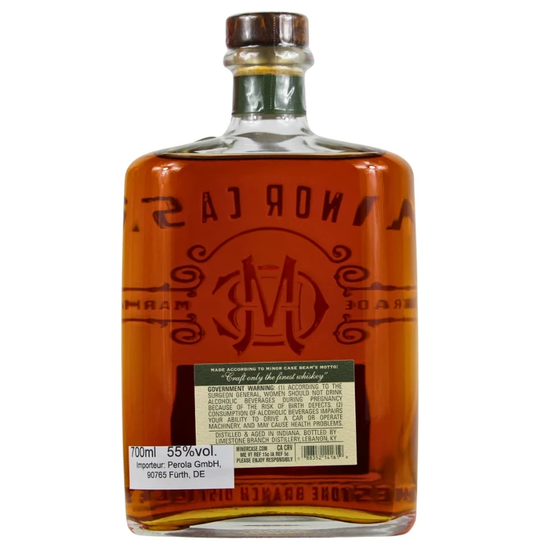 Minor Case 6 Jahre Single Barrel Straight Rye Whiskey 55% 0,7l