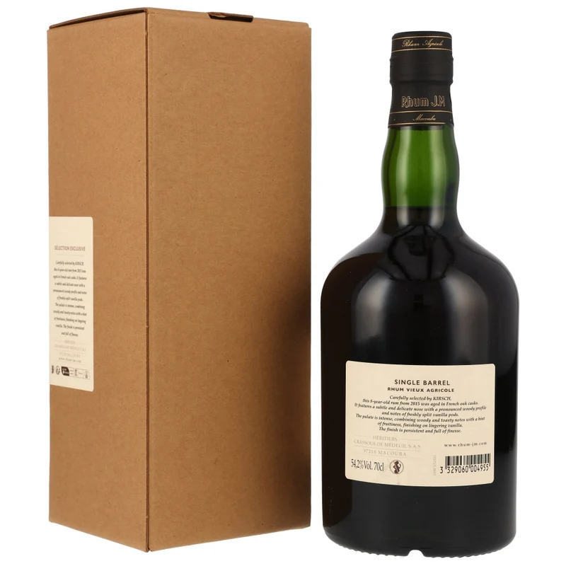 Rhum J.M 2015/2024 Single Barrel #200074 Martinique 54,2% 0,7l