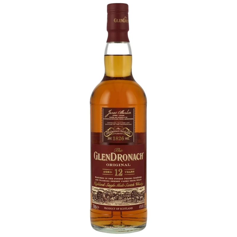 (ohne Dose) Glendronach 12 Jahre 43% 0,7l
