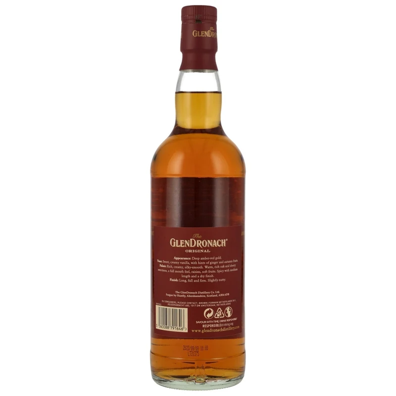(ohne Dose) Glendronach 12 Jahre 43% 0,7l