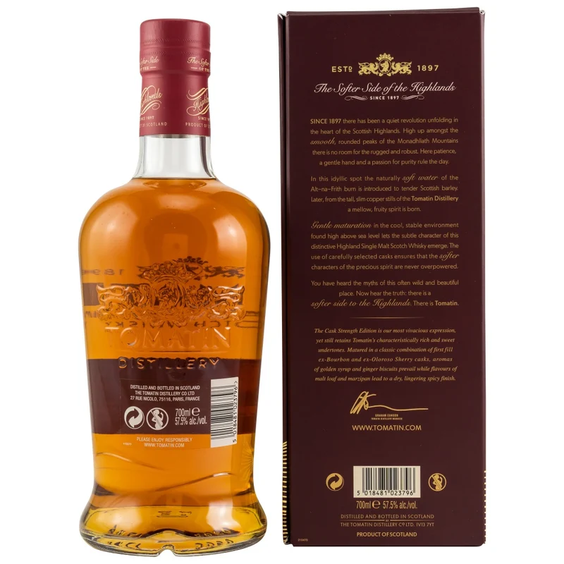 Tomatin Cask Strength Edition 57,5% 0,7l