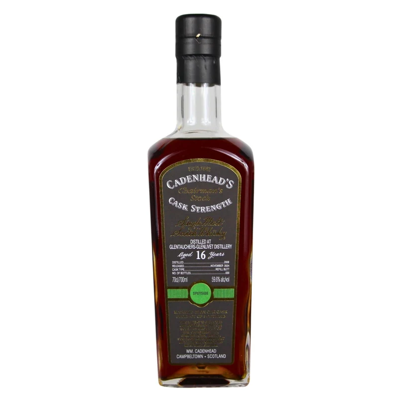 Glentauchers 16 Jahre Chairman's Stock Cask Strength Cadenhead's 59,6% 0,7l