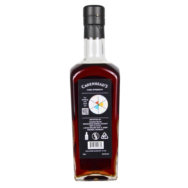 Dailuaine 15 Jahre Chairman's Stock Cask Strength Cadenhead's 52,2% 0,7l