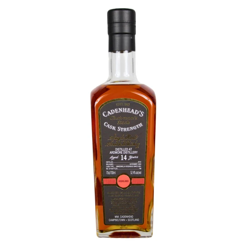 Ardmore 14 Jahre Chairman's Stock Cask Strength Cadenhead's 52,4% 0,7l