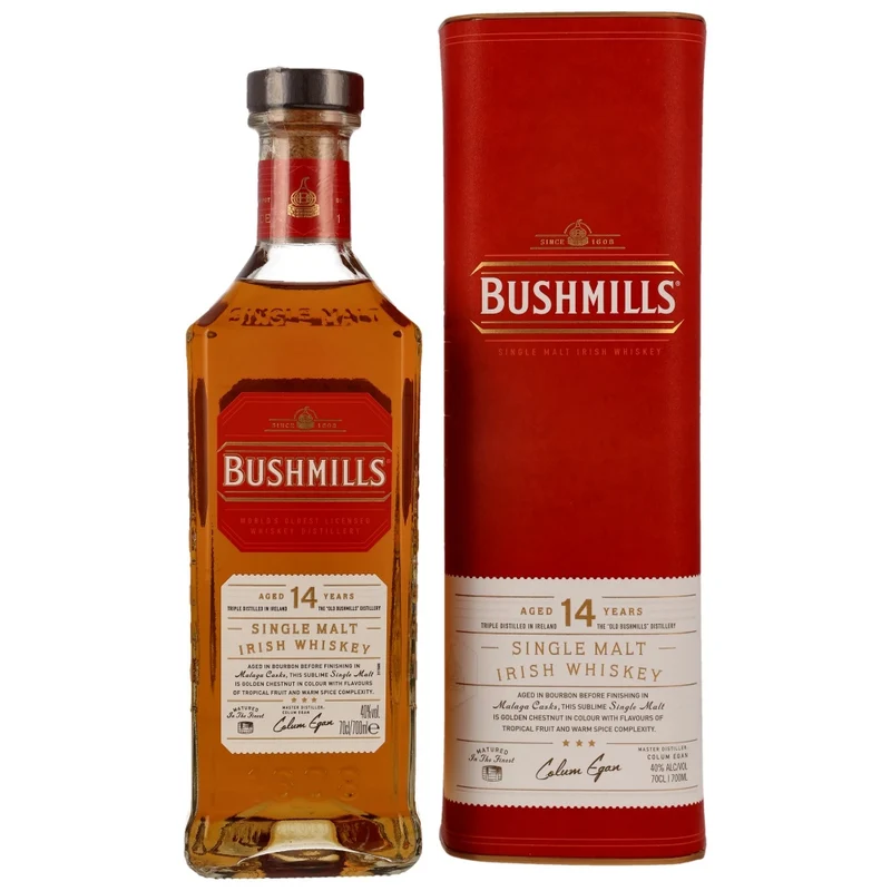 Bushmills 14 Jahre Malaga Casks Finish 40% 0,7l