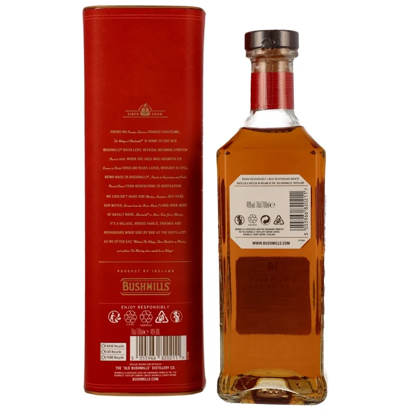 Bushmills 14 Jahre Malaga Casks Finish 40% 0,7l