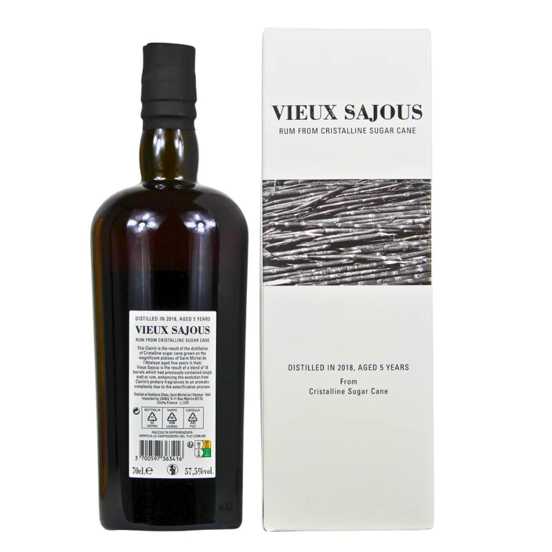 Vieux Sajous Chelo 5 Jahre 2018 Haiti Rum Cristalline Sugar Cane 57,5% 0,7l