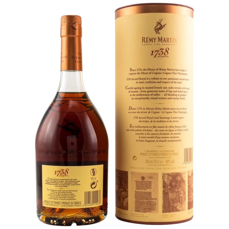 Remy Martin Cognac 1738 Accord Royal 40% 0,7l