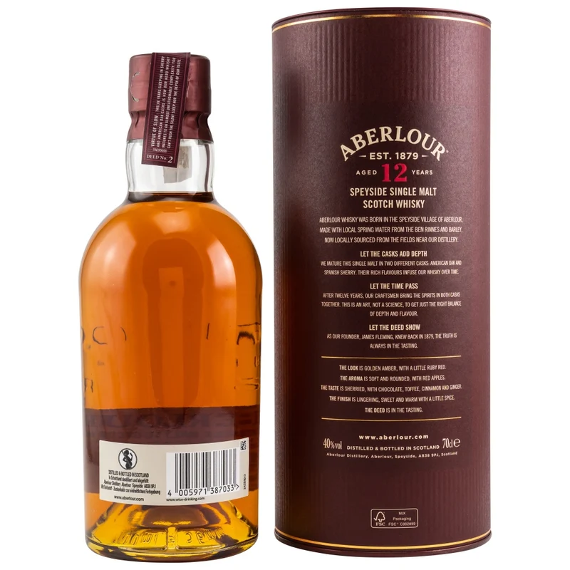Aberlour 12 Jahre Double Cask Matured 40% 0,7l