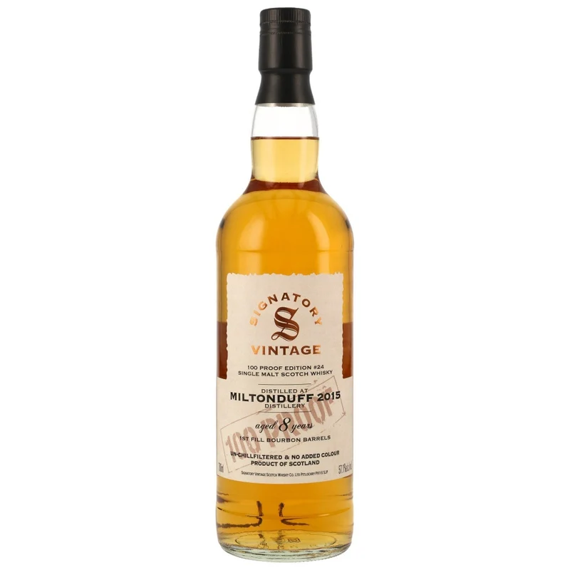 Miltonduff 8 Jahre SV 100 Proof Collection #24 57,1% 0,7l